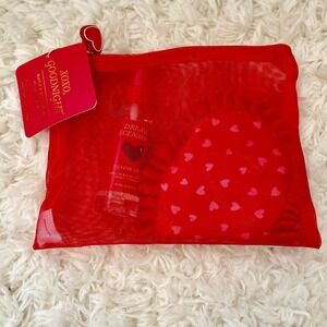 Spritz Valentines Day Red Heart Eye Mask and Lavender Chamomile Sleep Spray Set